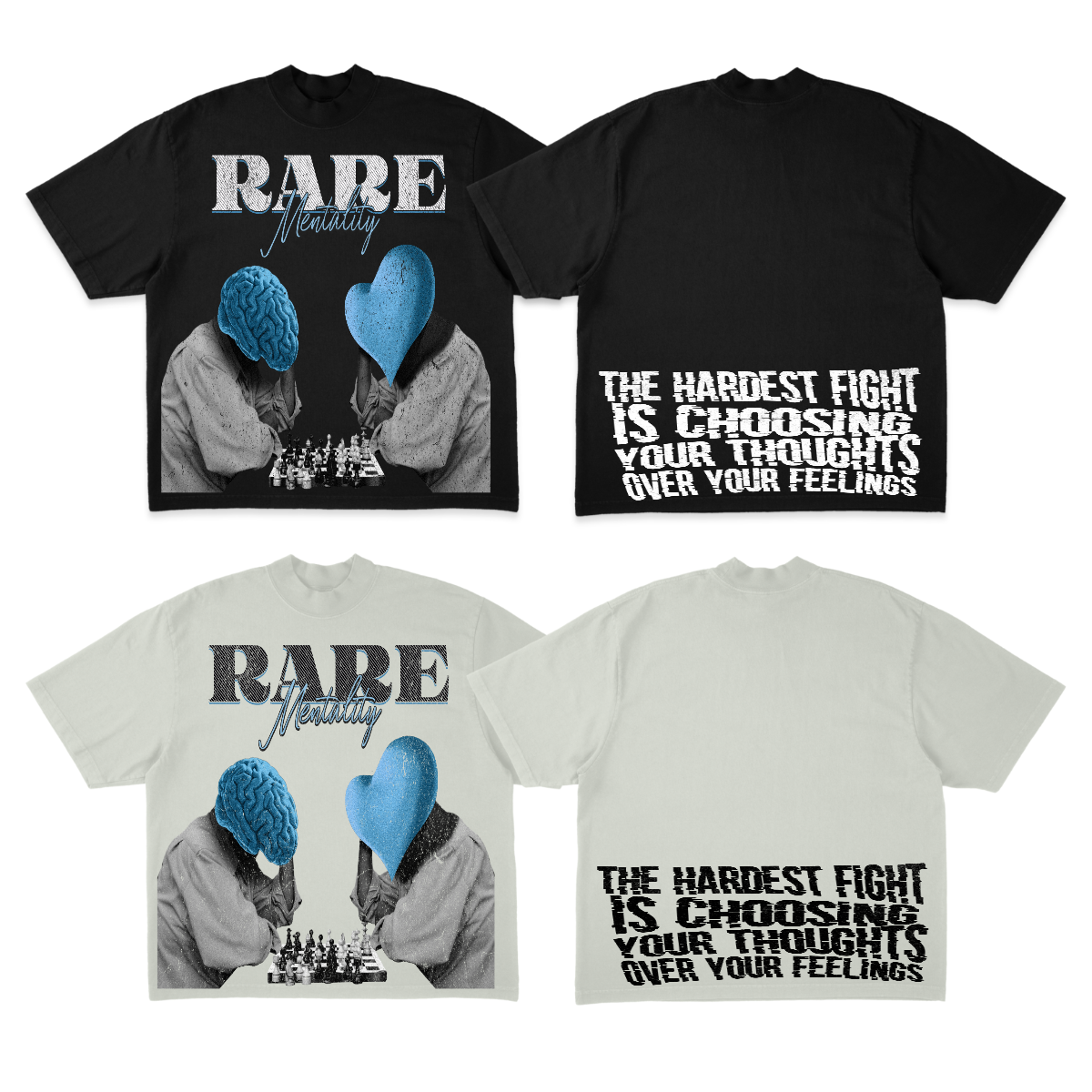 Rare Mentality "Thought Vs. Feelings" Graphic Tee